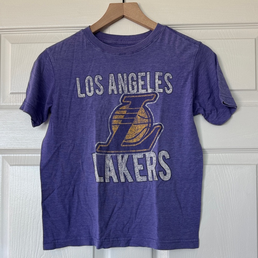NBA Los Angeles Lakers Purple Kids Short Sleeve Tee